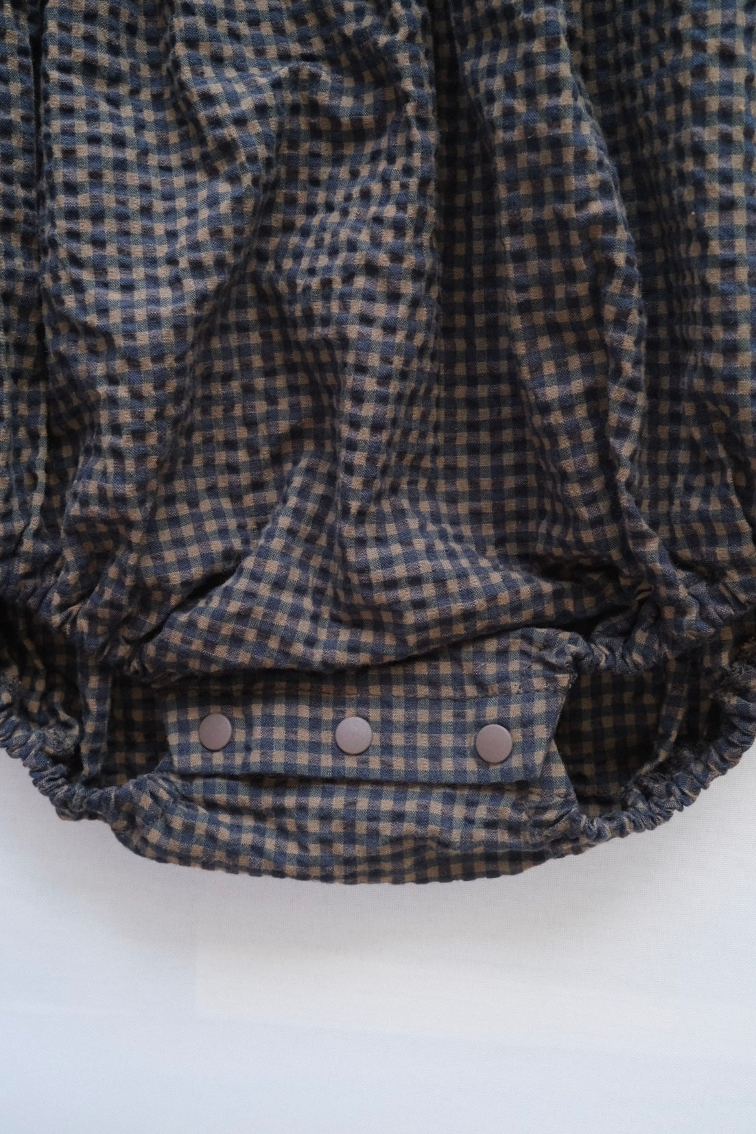 GINGHAM CHECK PUMPKIN ROMPER