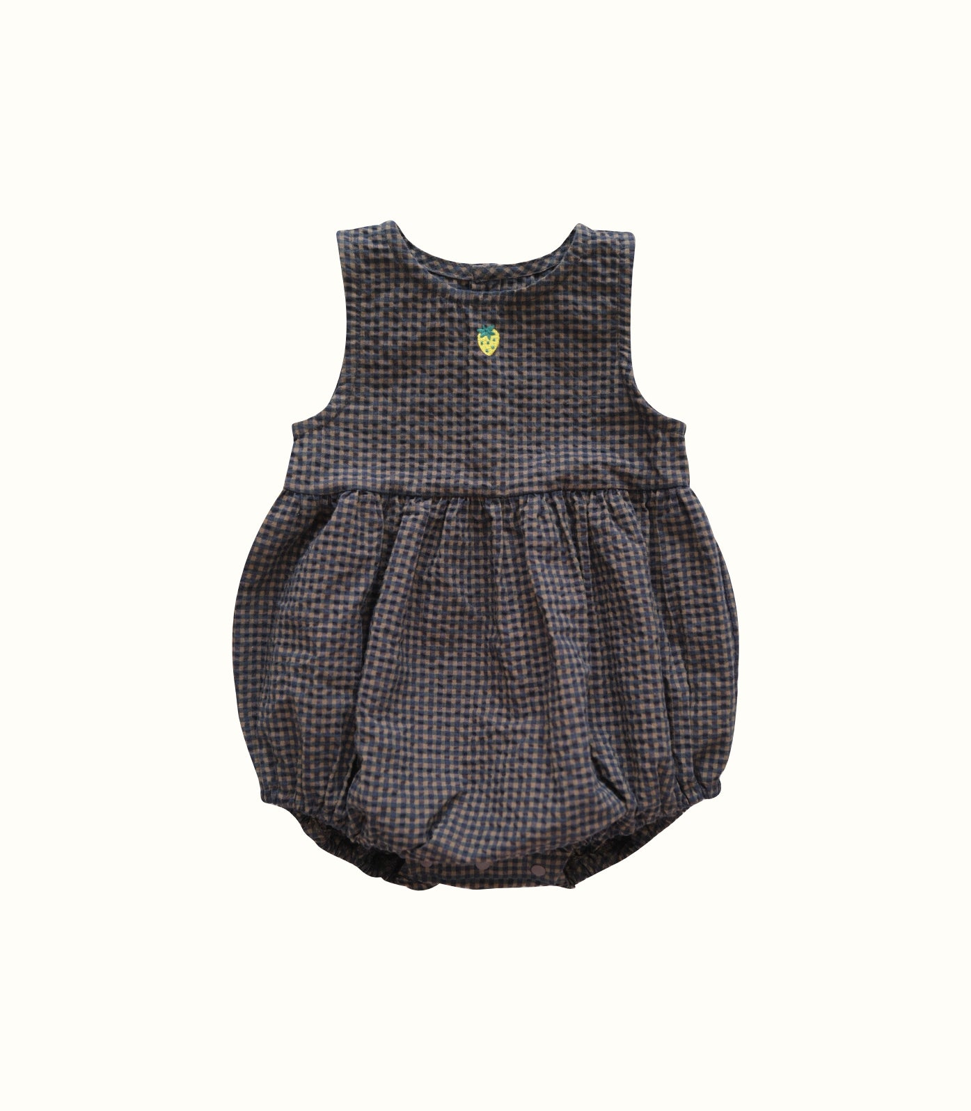 GINGHAM CHECK PUMPKIN ROMPER