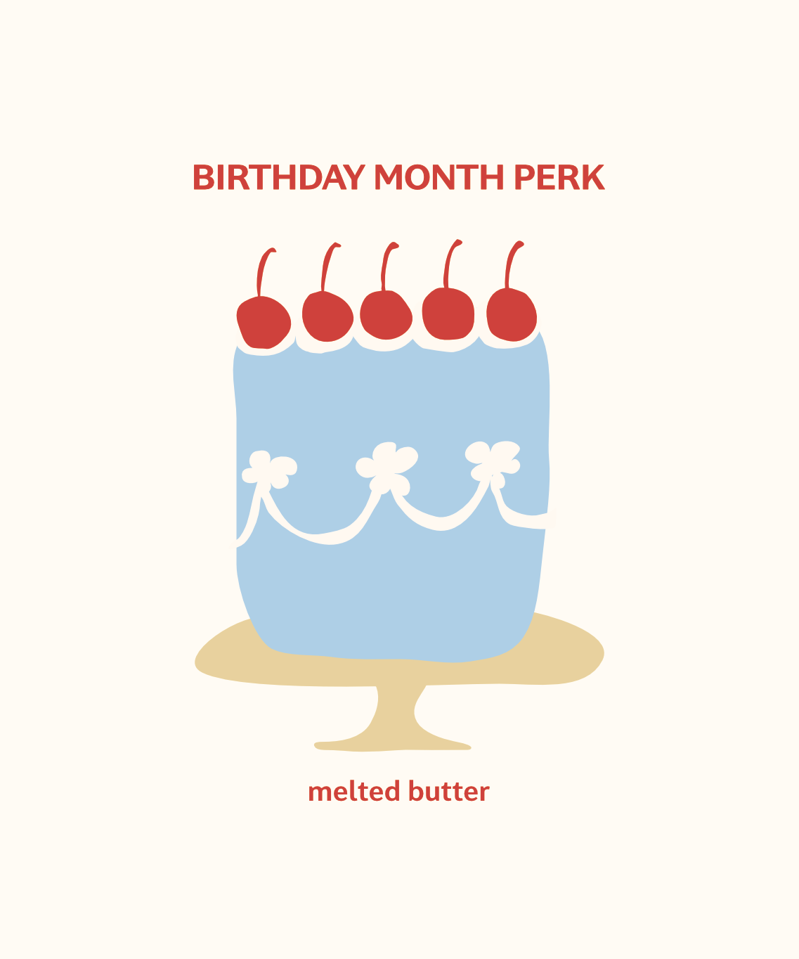 BIRTHDAY MONTH PERK