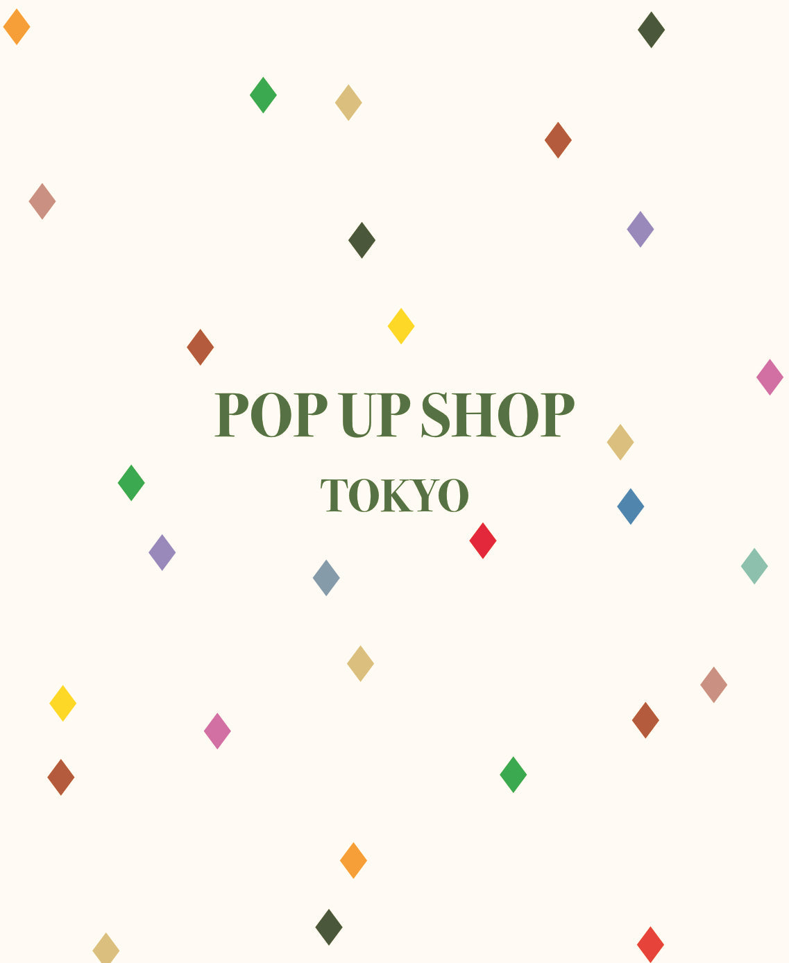 POP UP SHOP at　日本橋三越本店