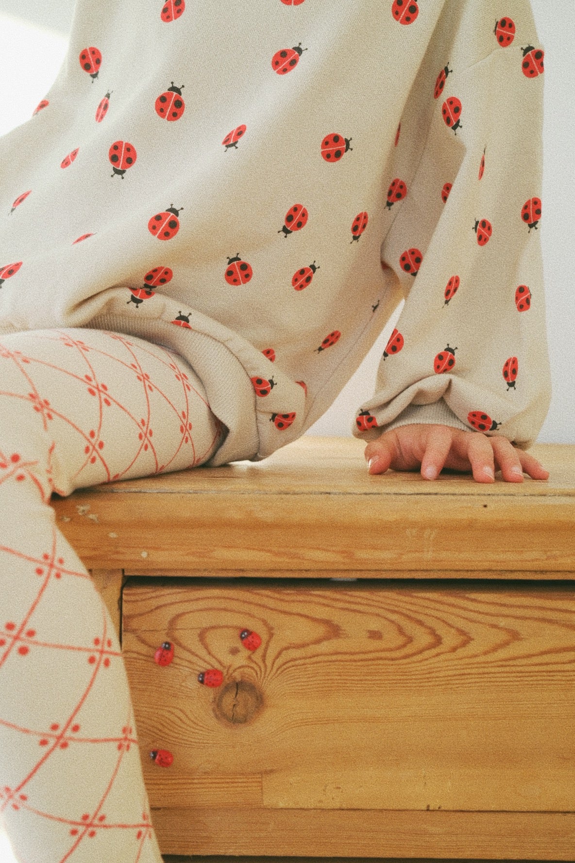 LADYBIRD OVERSIZED SWEATSHIRT