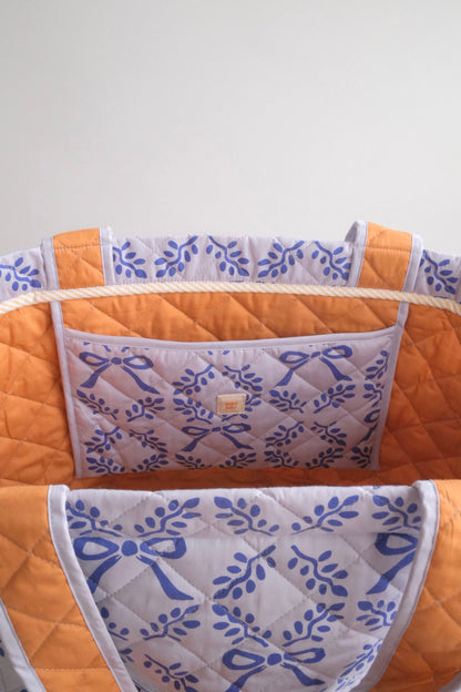 RIBBON TREE QUILT BAG