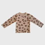 CHOCOLATE FLOWER LONG SLEEVE T-SHIRT