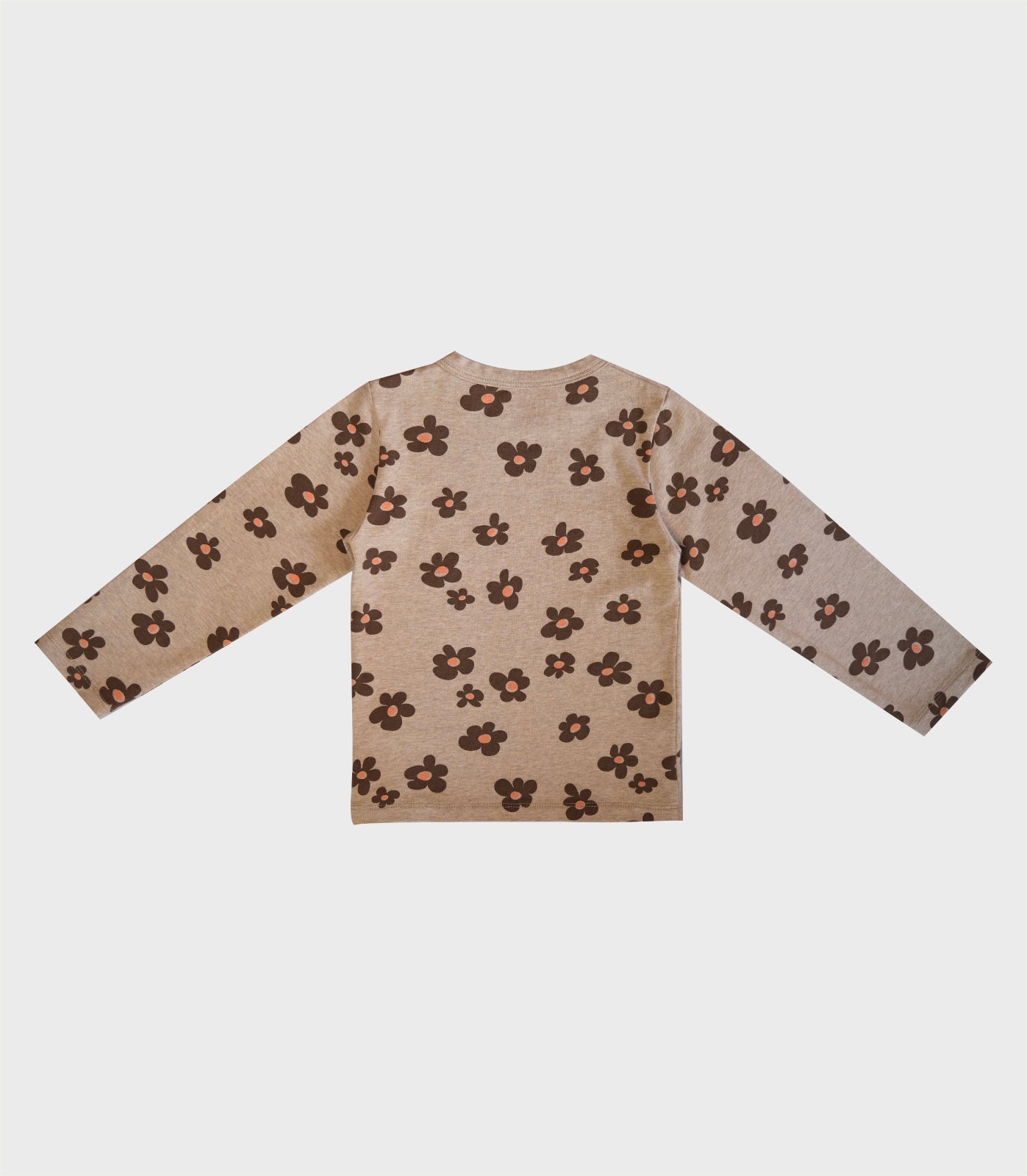 CHOCOLATE FLOWER LONG SLEEVE T-SHIRT