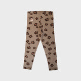 CHOCOLATE FLOWER LEGGINGS