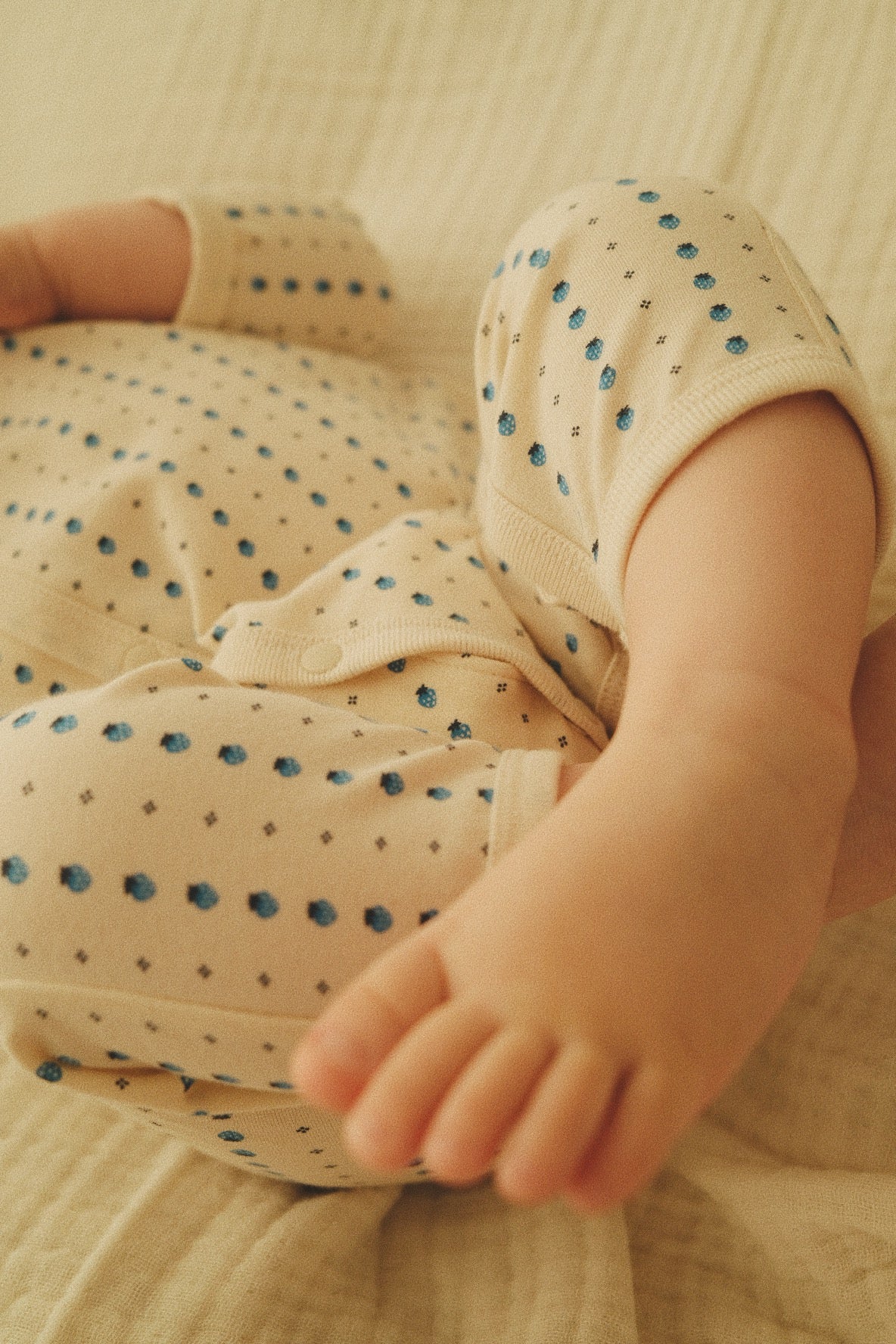 STRAWBERRY STRIPES COVERALL