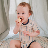 STRAWBERRY STRIPES BODYSUIT