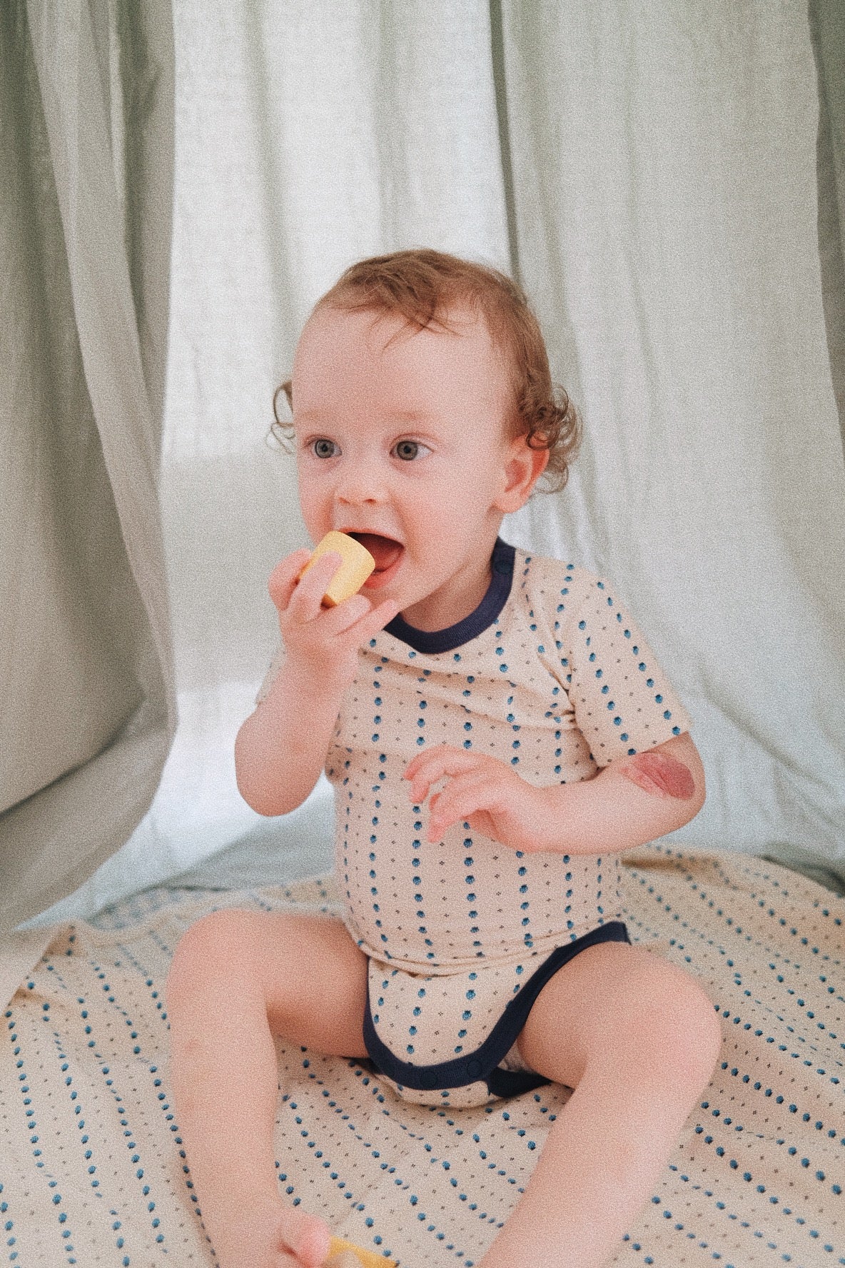 STRAWBERRY STRIPES BODYSUIT