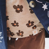 CHOCOLATE FLOWER TANK TOP
