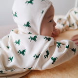 GREEN UNICORN BONNET