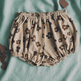CHOCOLATE FLOWER PUMPKIN PANTS