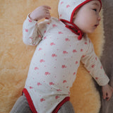 RED ANGEL LONG SLEEVE BODYSUIT
