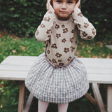 CHOCOLATE FLOWER LONG SLEEVE T-SHIRT