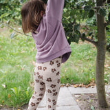 CHOCOLATE FLOWER LEGGINGS
