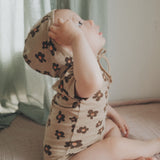 CHOCOLATE FLOWER BODYSUIT
