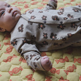 CHOCOLATE FLOWER COVERALL