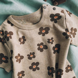 CHOCOLATE FLOWER BODYSUIT
