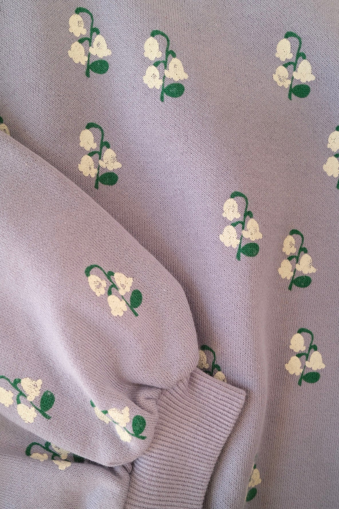 LILY OF THR VALLEY OVERSIZED SWEATSHIRT