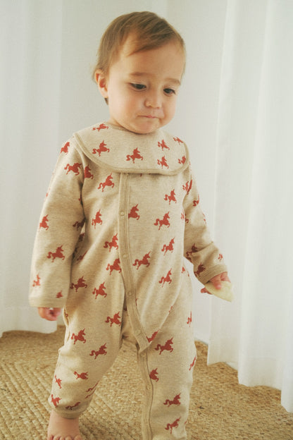 GREEN UNICORN COVERALL