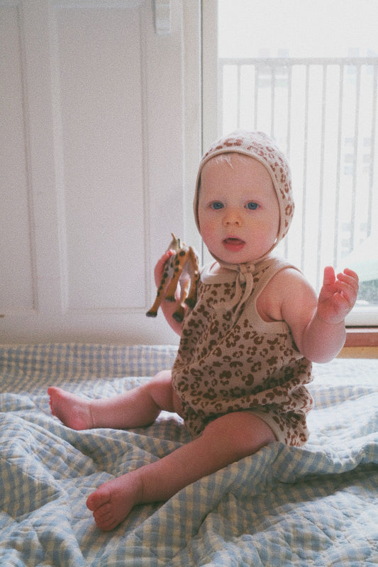 CHUNKY LEOPARD BONNET