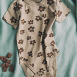 CHOCOLATE FLOWER BODYSUIT