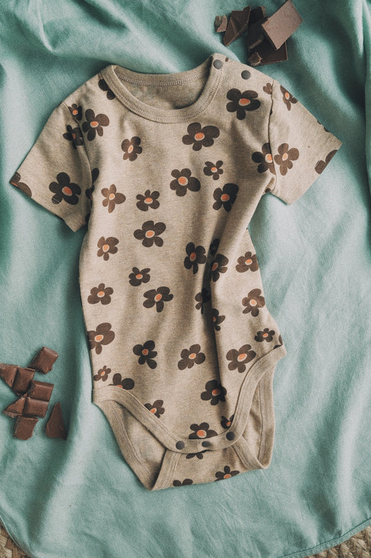 CHOCOLATE FLOWER BODYSUIT