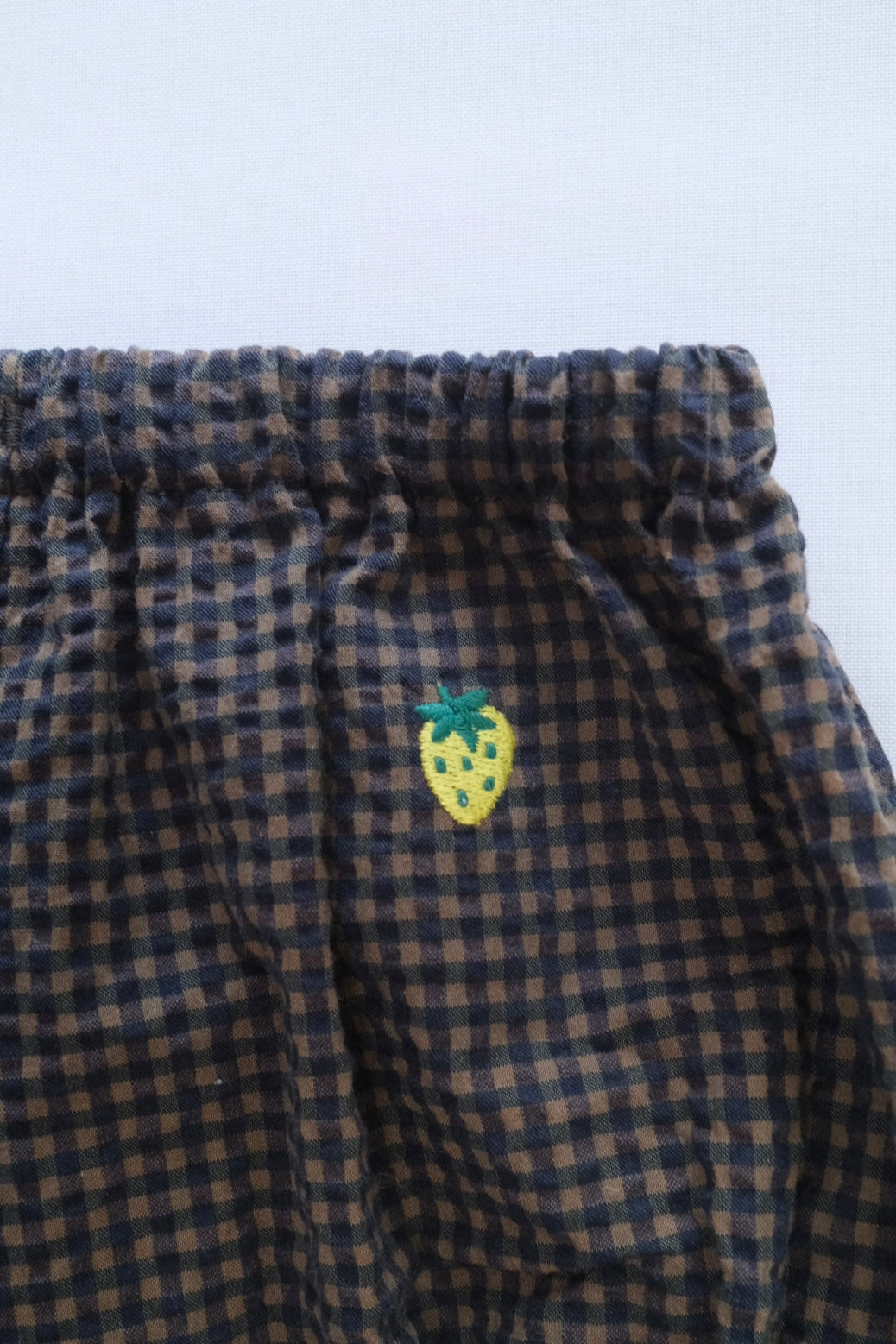 GINGHAM CHECK PUMPKIN PANTS