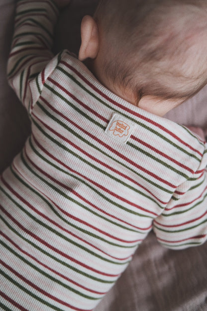 RIB LONG SLEEVE BODYSUIT