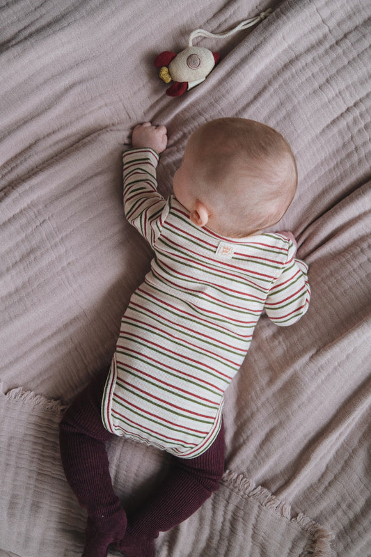 RIB LONG SLEEVE BODYSUIT