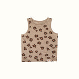 CHOCOLATE FLOWER TANK TOP