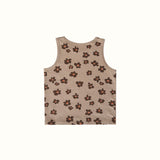 CHOCOLATE FLOWER TANK TOP