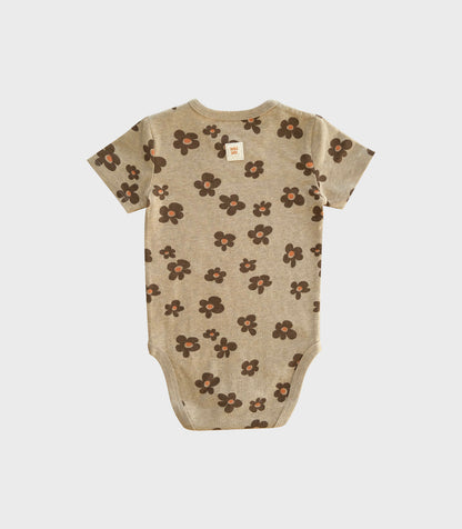 CHOCOLATE FLOWER BODYSUIT