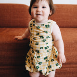 FLOWER  CHECK PUMPKIN PANTS