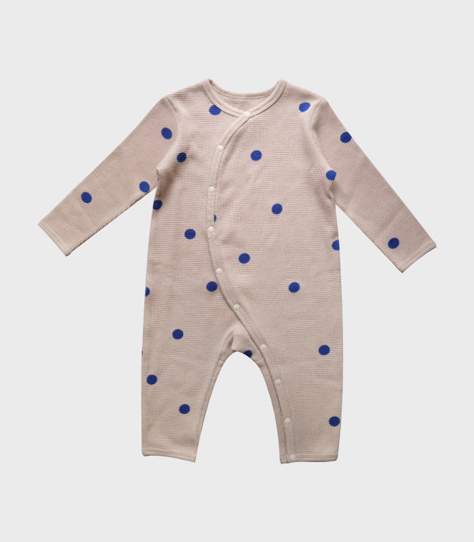 BLUEBERRY WAFFLE COVERALL