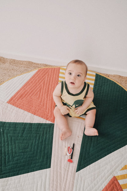 CHERRY SLEEVELESS ROMPER