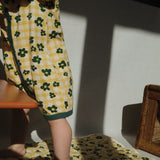 FLOWER CHECK ROMPER