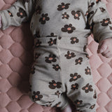 CHOCOLATE FLOWER LEGGINGS