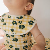 FLOWER CHECK BIB