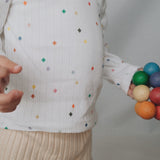 RAINBOW DIAMONDS LONG SLEEVE T-SHIRT