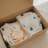 SWAN ROMPER＋BONNET＋BIB GIFT BOX SET