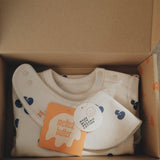SWAN BODYSUIT＋BIB GIFT BOX SET
