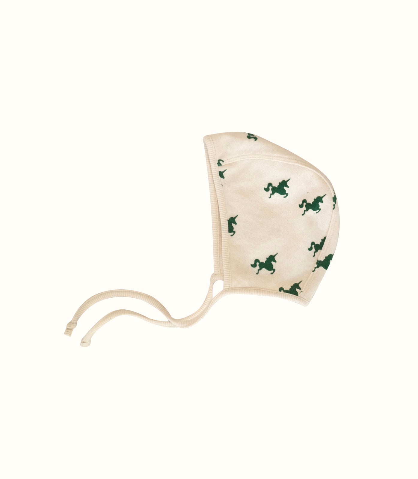 GREEN UNICORN BONNET