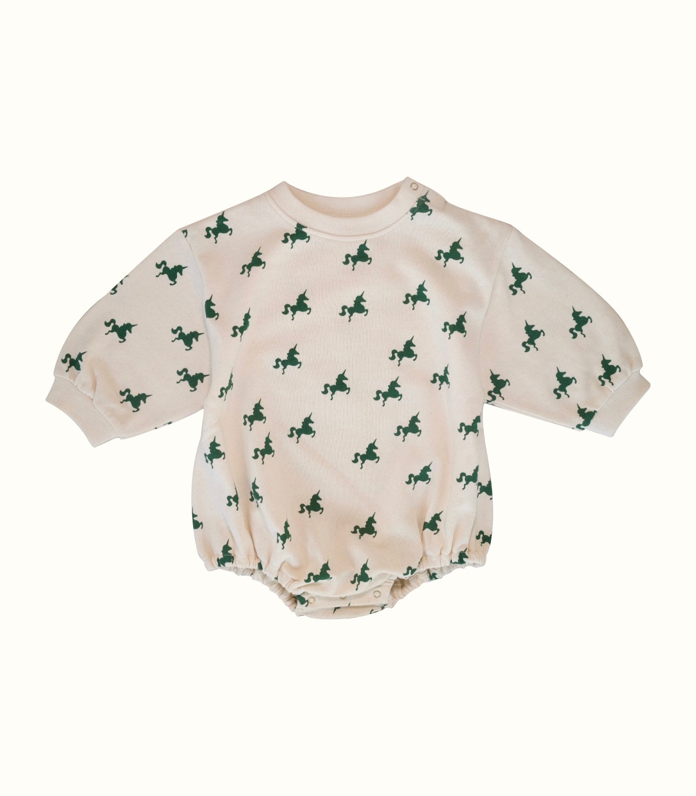 GREEN UNICORN OVERSIZED BODYSUIT