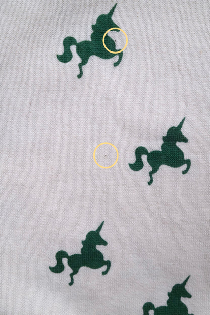 GREEN UNICORN OVERSIZED BODYSUIT