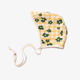 FLOWER CHECK BONNET