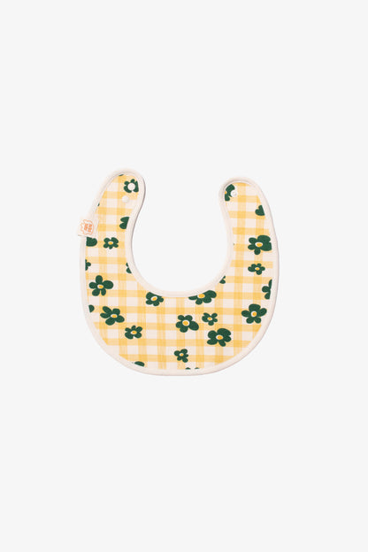 FLOWER CHECK BIB