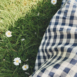 BLUE GINGHAM CHECK MAMA PANTS