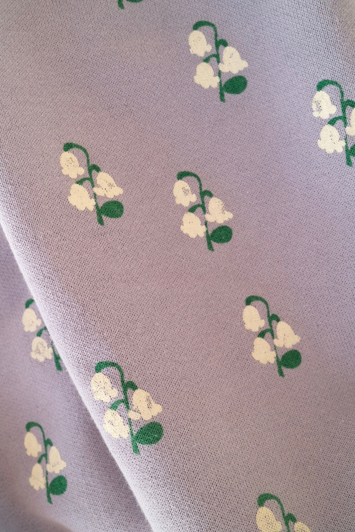 LILY OF THE VALLEY SUN HAT Ivory Purple リリー オブ ザ バレー アイボリー パープル 商品イメージ 5
