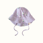 LILY OF THE VALLEY SUN HAT Ivory Purple リリー オブ ザ バレー サンハット アイボリー パープル 商品イメージ 7
