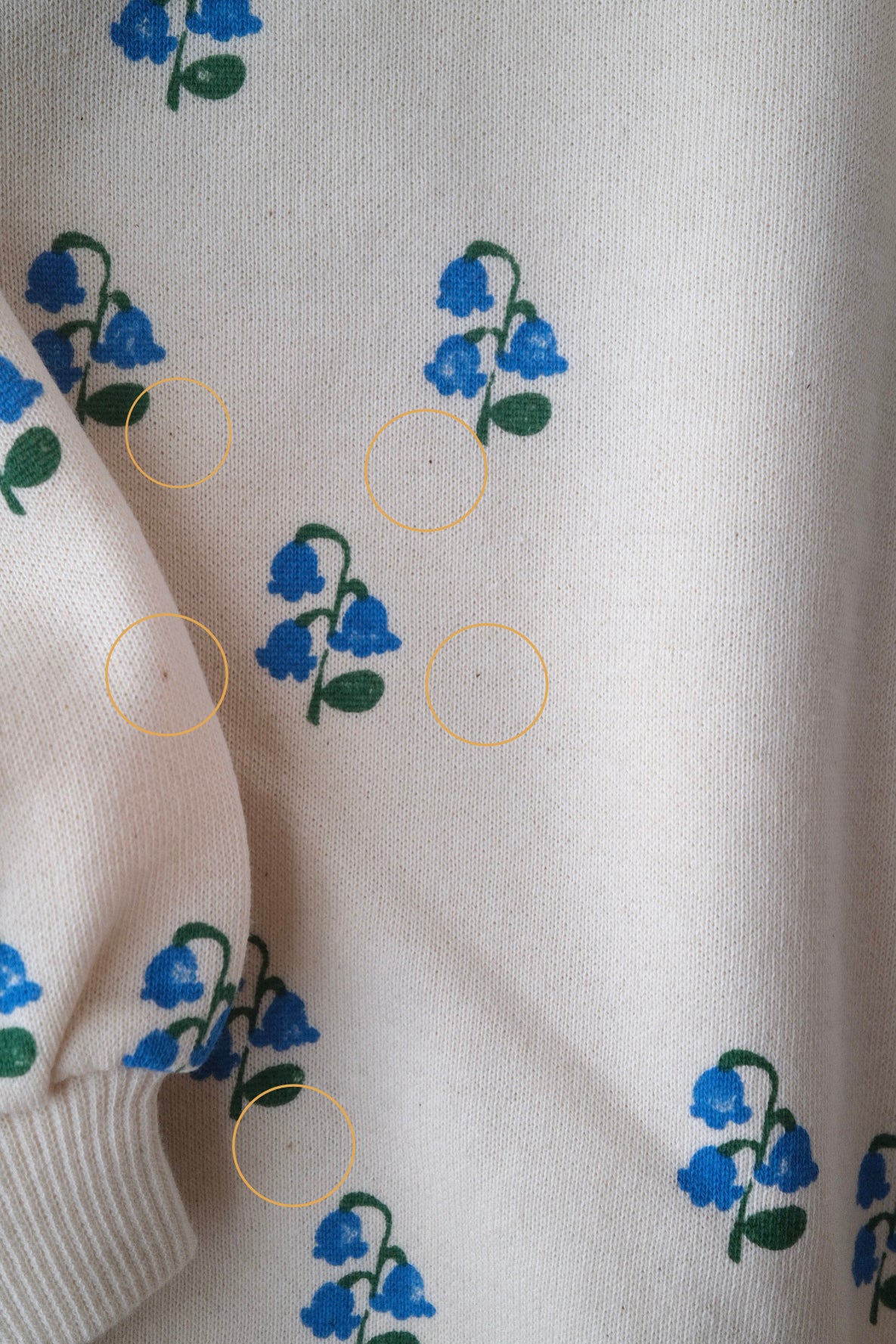 LILY OF THR VALLEY OVERSIZED SWEATSHIRT